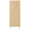 vidaXL Dressoir 34,5x32,5x90 cm bewerkt hout sonoma eikenkleurig