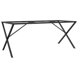 vidaXL Eettafelpoten X-frame 160x80x73 cm staal