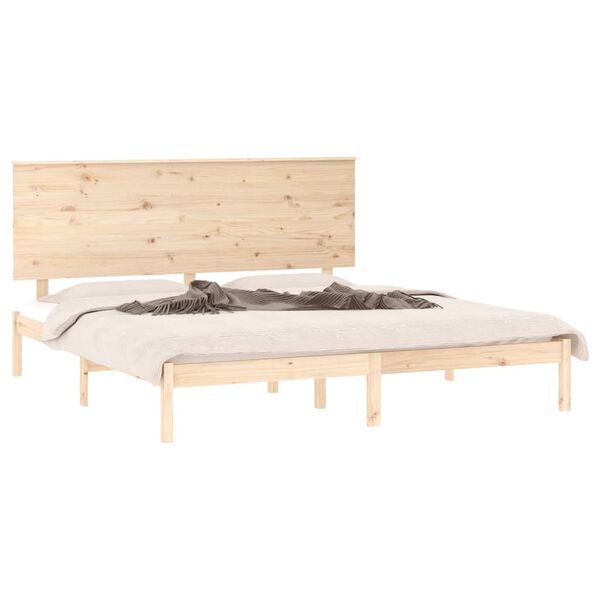 vidaXL Bedframe massief hout 150x200 cm