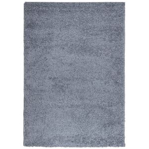vidaXL Vloerkleed PAMPLONA shaggy hoogpolig modern 140x200 cm blauw