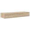 vidaXL studiobureau Sonoma Eiken 130 x 40 x 19,5 cm Bewerkt hout