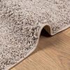 vidaXL Vloerkleed PAMPLONA shaggy hoogpolig modern 140x200 cm beige