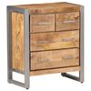 vidaXL Dressoir 60x35x70 cm ruw mangohout