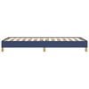 vidaXL Bedframe zonder matras 90x200 cm stof blauw