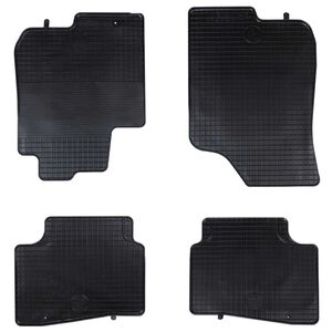 vidaXL Autobodemmat 4 pcs Zwart geschikt voor i30 LIMOUSINE 2007-2011