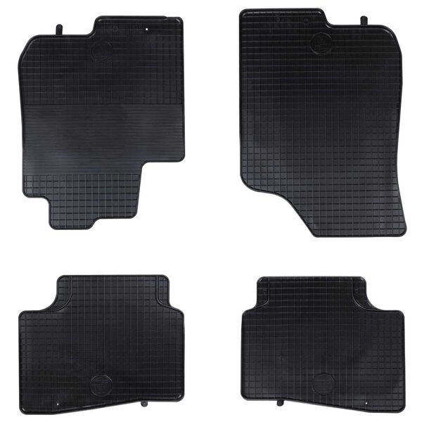 vidaXL Autobodemmat 4 pcs Zwart geschikt voor i30 LIMOUSINE 2007-2011
