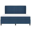 vidaXL Boxspring bed met matras met hoofdeinde Blauw 180 x 200 cm Stof