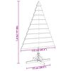 vidaXL Kerstdecoratie kerstboom 180 cm massief hout