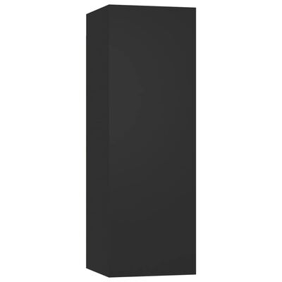 vidaXL 10-delige Tv-meubelset spaanplaat zwart