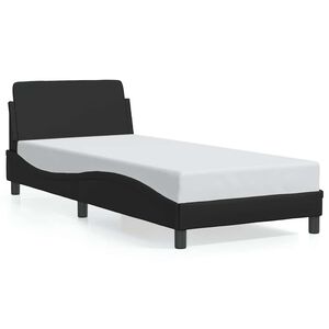 vidaXL Bedframe "Dover" kunstleer zwart 90x190 cm