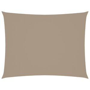 vidaXL Zonnescherm rechthoekig 2x3 m oxford stof taupe