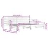 vidaXL Slaapbank met onderschuifbed 90x200 cm massief grenenhout wit