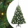 vidaXL Kunstkerstboom Groen 120 cm PE en PVC