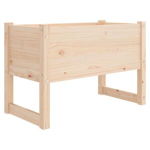 vidaXL Plantenbak 78x40x52 cm massief grenenhout