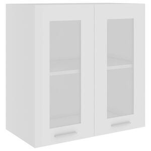 vidaXL Bovenkast Lyon 60x31x60 cm bewerkt hout wit