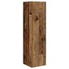vidaXL Hoekkast Oudhout 27,5x27x102cm Bewerkt hout