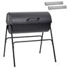 vidaXL Vaten Grill met 2 Kookroosters 3 pcs 80 x 73 x 90 cm Metaal
