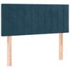 vidaXL Hoofdbord 80x5x78/88 cm fluweel donkerblauw
