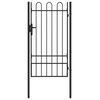 vidaXL Hekpoort BOXTEL 103 x 225 cm Gepoedercoat staal Grijs