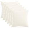 vidaXL Kussensloop 6 st HEERLEN Wit 30 x 30 cm Stof