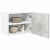 vidaXL Hangkast 2 pcs Beton Grijs en Wit 50 x 31 x 40 cm Bewerkt hout