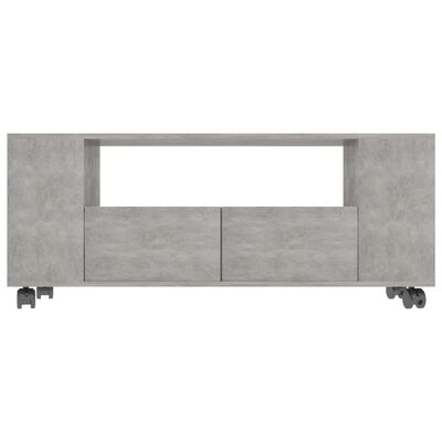 vidaXL Tv-meubel 120x35x48 cm bewerkt hout betongrijs