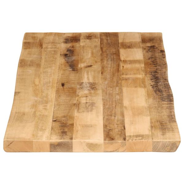 vidaXL Tafelblad met natuurlijke rand 140x60x2,5 cm massief mangohout