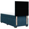 vidaXL Boxspring met matras fluweel blauw 90x190 cm
