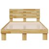 vidaXL Bedframe hoofdeinde zonder matras 120x200 cm massief hout eiken