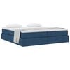 vidaXL Opbergbed met matras met matras Blauw 180 x 200 cm Polyester