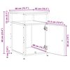 vidaXL Nachtkastje Oud hout Bewerkt hout