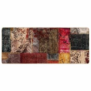 vidaXL Vloerkleedloper MARSA Meerkleurig 50 x 100 cm Polyester en PVC