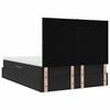 vidaXL Opslag bed met matras met matras Zwart 140 x 190 cm Fluweel