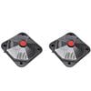 vidaXL Zonnecollector zwembad verwarming 735 W WG-1000 (Set van 2)