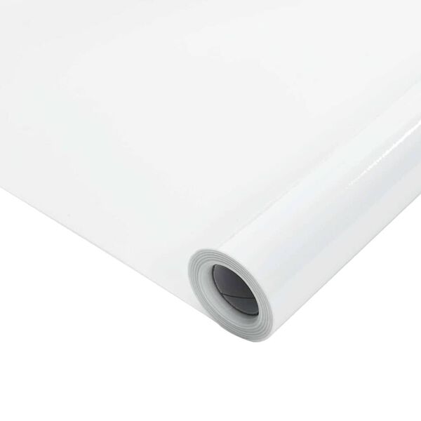 vidaXL Raamfolies 3 st statisch mat PVC wit