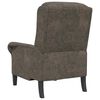 vidaXL Fauteuil Donkergrijs 76 x 94 x 102 cm Nep Leer