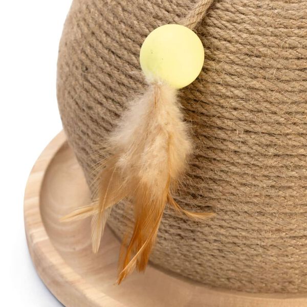 Designed by Lotte Kattenkrabspeelgoed bolvormig Mila 29,5x22 cm hout