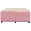 vidaXL Bedframe fluweel roze 120x200 cm
