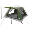 vidaXL Directe Tent met opslag Groen 205 x 205 x 143 cm Staal