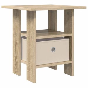 vidaXL Nachtkastje met lade Sonoma Eiken 41 x 40 x 45 cm Bewerkt hout