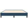 vidaXL Bedframe zonder matras 140x210 cm fluweel donkerblauw