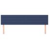 vidaXL Hoofdborden 2 st 100x5x78/88 cm stof blauw