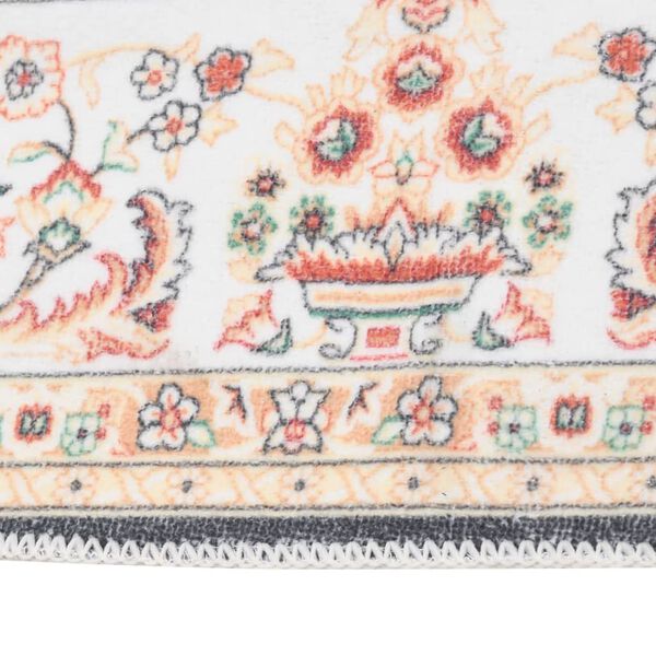 vidaXL Vloerkleed bedrukt wasbaar 160x230 cm polyester meerkleurig