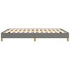 vidaXL Bedframe zonder matras stof donkergrijs 160x200 cm
