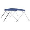 vidaXL Biminitop 4-boogs 243x196x137 cm blauw