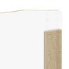 vidaXL Bedframe met hoofdeinde Sonoma 200 x 200 cm Massief grenenhout