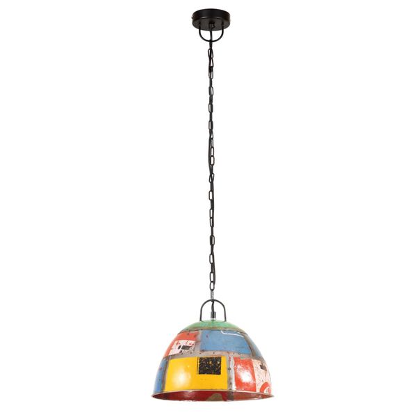 vidaXL Hanglamp industrieel vintage rond 25 W E27 31 cm meerkleurig