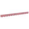 vidaXL Vervangende markies volant Rood en Wit 230 x 20 cm Polyester