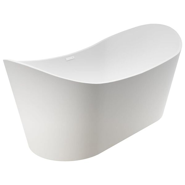 vidaXL Badkuip vrijstaand met kraan 204 L 90 cm zwart