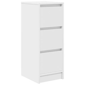 vidaXL Dressoir 29,5x34x76 cm spaanplaat wit